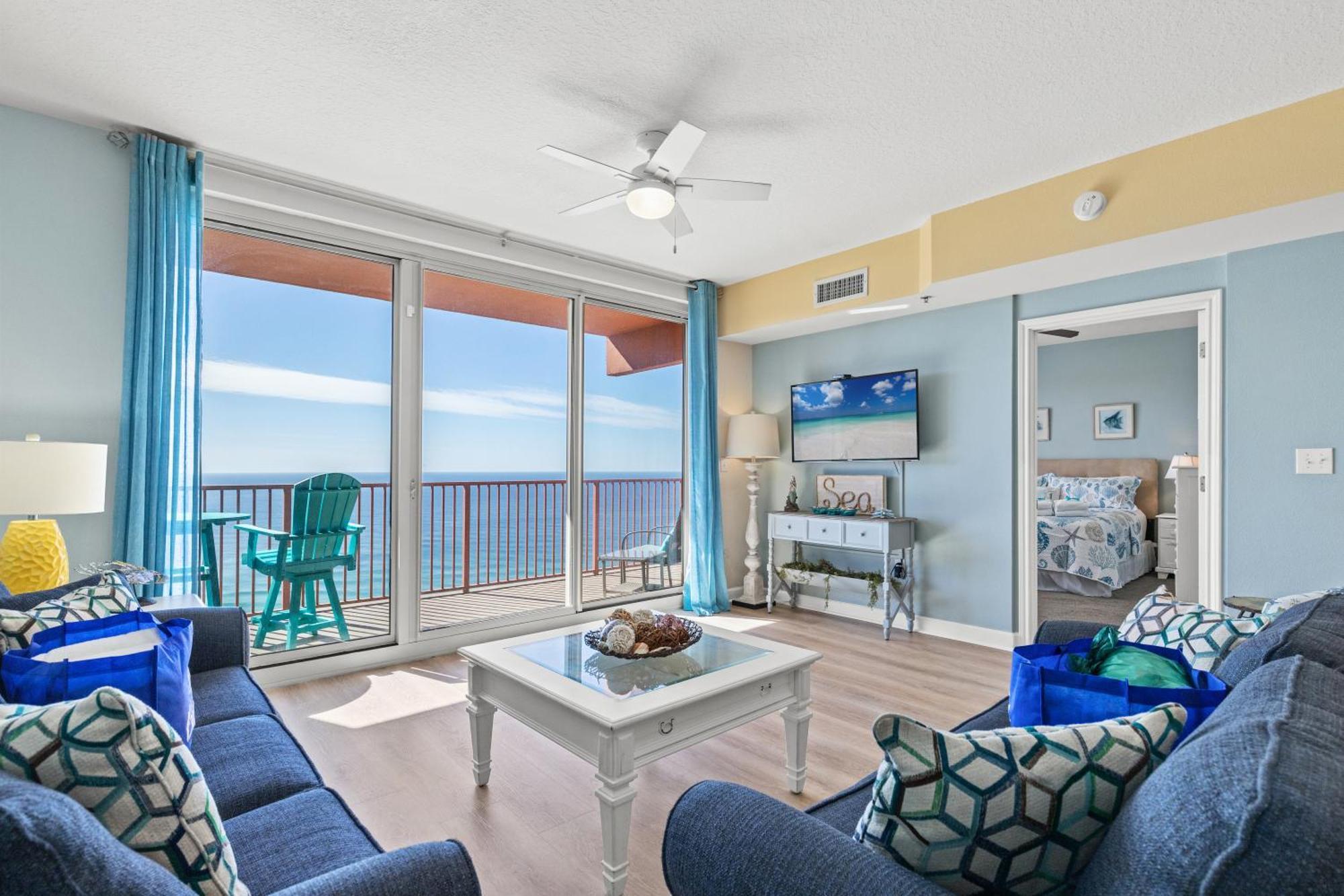 Penthouse With Beautiful Beach Views! 1 Bedroom, 2 Bathroom Penthouse! Panama City Beach Exterior foto